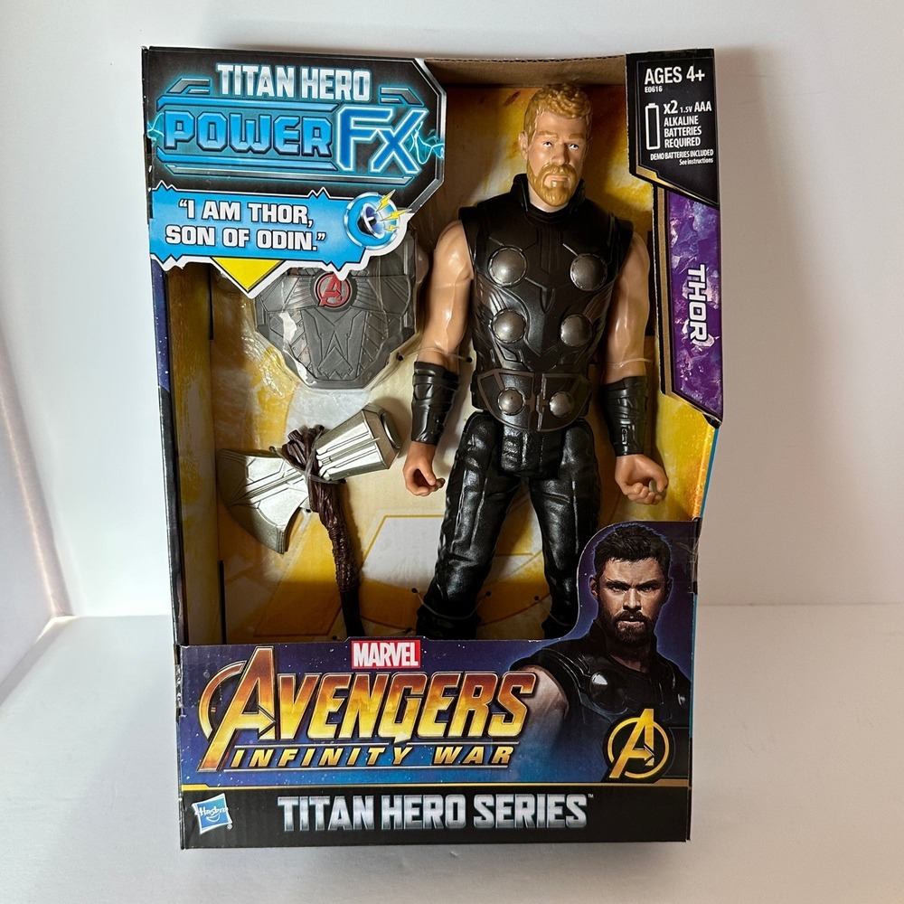 Hasbro Thor Avengers Infinity War Titan Hero Power FX 12 inch Figure New E0616